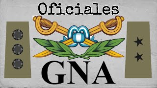 Grados e Insignias de la Gendarmería Nacional Argentina Oficiales [upl. by Doniv]