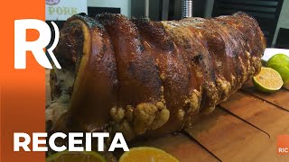 Receita da porchetta recheada [upl. by Ytisahc]