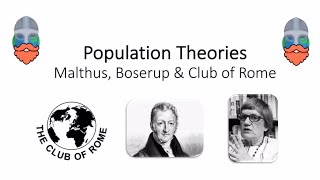 Population Theories  Malthus Boserup amp Club of Rome [upl. by Laet20]