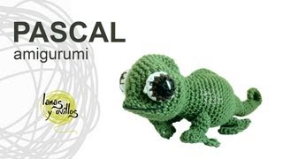 Tutorial Camaleón Amigurumi Chameleon english subtitles [upl. by Katy]