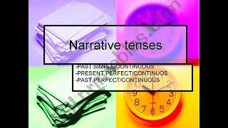 Narrative tenses [upl. by Elenaj772]