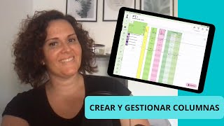 CURSO DE IDOCEO GRATIS 5CREAR Y GESTIONAR COLUMNAS [upl. by Kimmi]