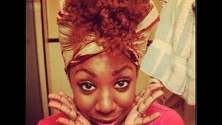 Natural Hair  Updated Night Time Routine Pineapple Method [upl. by Formenti386]