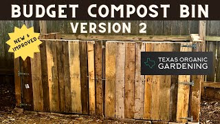 DIY Budget Compost Bin  Replacing the old 2020 Compost Bin  Compost Bin Setup for Success [upl. by Hamian]