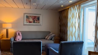 Royal Caribbean Navigator of the Seas two bedroom suite tour [upl. by Wernick]