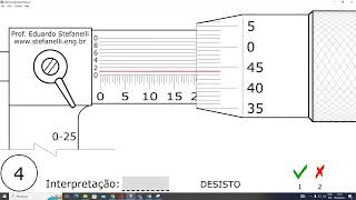 Metrologia  Aula 14  Leitura de Instrumentos de medição  Micrômetro Milesimal [upl. by Sisak602]