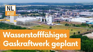 Spremberg  LEAG plant Bau eines wasserstofffähigen Gaskraftwerks in Schwarze Pumpe [upl. by Bea]