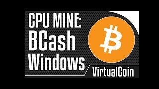 Mining Bitcoin Cash With Windows GPU [upl. by Boyt]