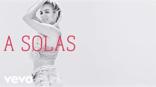 Karol G  A Solas Official Lyric Video [upl. by Caitlin]