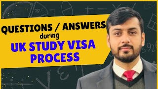 Questions Answers during UK Study Visa Processing [upl. by Siramad]