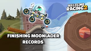 🥓 FINISHING my MOONLANDER MASTERY RECORDS  Hill Climb Racing 2 😵 [upl. by Ettesil]