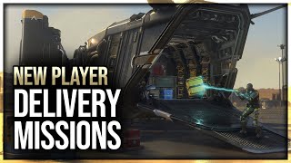 Star Citizen  Delivery Missions  New Player Guide [upl. by Alraep]