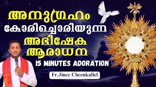 നിയോഗങ്ങൾ ഈ ആരാധനയിൽ സമർപ്പിക്കുന്നു 15 minutes adoration Fr Jince Cheenkallel HGN [upl. by Cronin697]