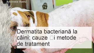 Dermatita bacteriană la câini cauze și metode de tratament [upl. by Arde]