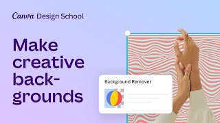 How to make Creative Backgrounds  Photo Editing on the Canva App [upl. by Edea]