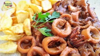 Preparo estos Calamares a menudo y son todo un ÉXITO 😋 Deliciosos [upl. by Annayat443]