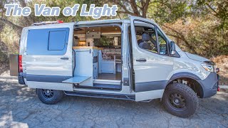 Photographers STUNNING LOW TOP 4x4 Sprinter  Fully CUSTOM [upl. by Alegnaoj]