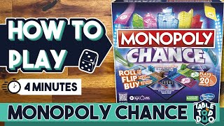 How to Play Monopoly Chance in 4 minutes Monopoly Chance Rules [upl. by Albur]