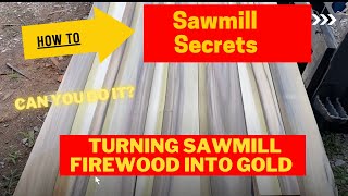 We Bought A Sawmill Edger To Transform Ugly Rotten Wood  WoodMizer Sawmill any Hobby Hardwood [upl. by Cook]