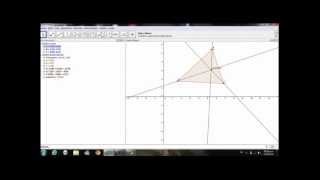 Ortocentro de 1 Triángulo Geogebra [upl. by Suoinuj]