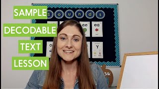 Small Group Lesson Demo With Decodable Texts [upl. by Shaffert]