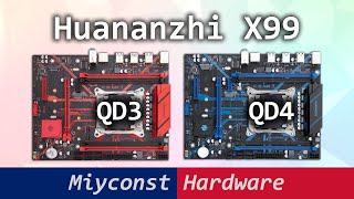 🇬🇧 Huananzhi X99QD4 QD3 – detailed motherboard review  i75820k E52690 V3 E52666 V3 [upl. by Nrol]