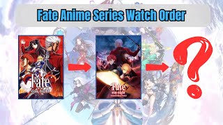 How To Watch Fate Series In Order Guide anime [upl. by Anahsed]