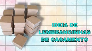 COMO FAZER LEMBRANCINHAS DE CASAMENTO COM CAIXA DE MDF DIY ARTESANATO [upl. by Breeze]