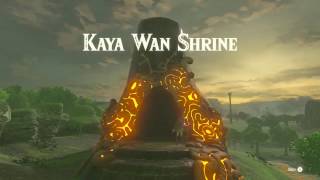 Zelda Breath of the Wild  Kaya Wan Shrine  Lanayru Tower Region [upl. by Pet]