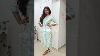 Customized stripes tops whatsapp to 919846963255 trending reels missindiaaluva dresses [upl. by Artenahs]