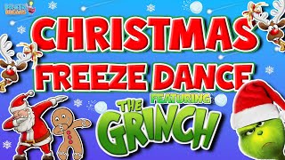 Christmas Freeze Dance Brain Break 🎅 Featuring The Grinch😲 GoNoodle  Fun Exercise For Kids [upl. by Aaron]