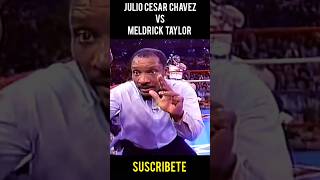 Julio Cesar Chavez vs Meldrick Taylor boxing peleadebox boxeo [upl. by Lehcar]