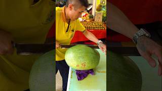 신기한 대만 대왕 수박  Giant Fruit Amazing Taiwanese Giant Watermelon  Taiwanese Street Food [upl. by Occir73]