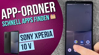 Sony Xperia 10 V  AppOrdner  Apps verschieben [upl. by Nairehs]