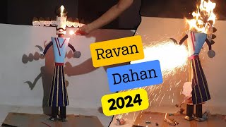 Ravan dahan 2024  Dussehra 2024  Patel Nagar ravan dahan [upl. by Ibbie378]