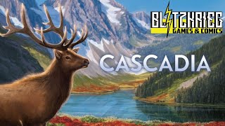 Cascadia Board Game Kickstarter Edition Unboxing AEG [upl. by Armmat822]