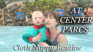 CLOTH NAPPY ROUTINE AT CENTER PARCS  ALINA GHOST [upl. by Tedra544]