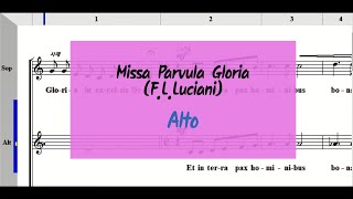 Missa Parvula Gloria Alto Part 연습 [upl. by Erda]