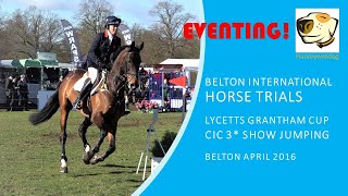 Pippa Funnell and Billy Beware CIC 3 STAR Show Jumping at Belton International Horse Trials 2016 [upl. by Ayekram]