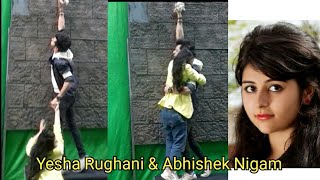 Behind the scene Hero gayab mode on Yesha Rughani and Abhishek Nigam [upl. by Nayra]