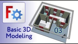 FreeCAD Arch  Basic 3D Modeling  03 [upl. by Charlie976]