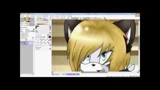 Tuturial de como hacer los efectos del cabello  and speed drawing [upl. by Ahsemik]