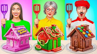 Me vs Grandma Cooking Challenge  Crazy Ideas to Cook by Multi DO Joy [upl. by Amand]