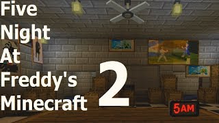 FORTSETZUNG MIT LICHT  FIVE NIGHT AT FREDDYS MINECRAFT 2  LETS PLAY FNAF FANGAMES [upl. by Wight125]