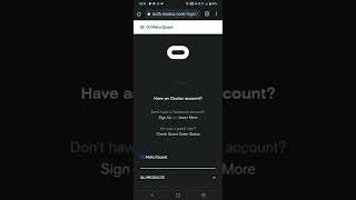 Oculus login problem [upl. by Azile]