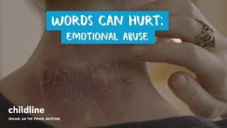 Words Can Hurt  Emotional Abuse  Childline [upl. by Jonati]