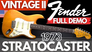 Fender American Vintage II 1973 STRATOCASTER FULL DEMO [upl. by Inalel]