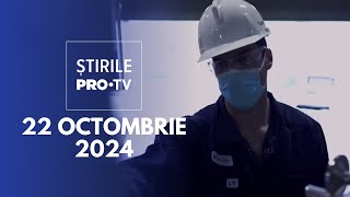 Știrile PRO TV  22 Octombrie 2024 [upl. by Eissirk431]