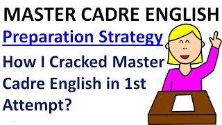 Master Cadre English Preparation Strategy Crack Master Cadre English in 1st Attempt [upl. by Esialb]