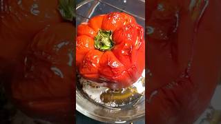 Chimichurri Stuffed Peppers Cooking in the Rain [upl. by Yrram]